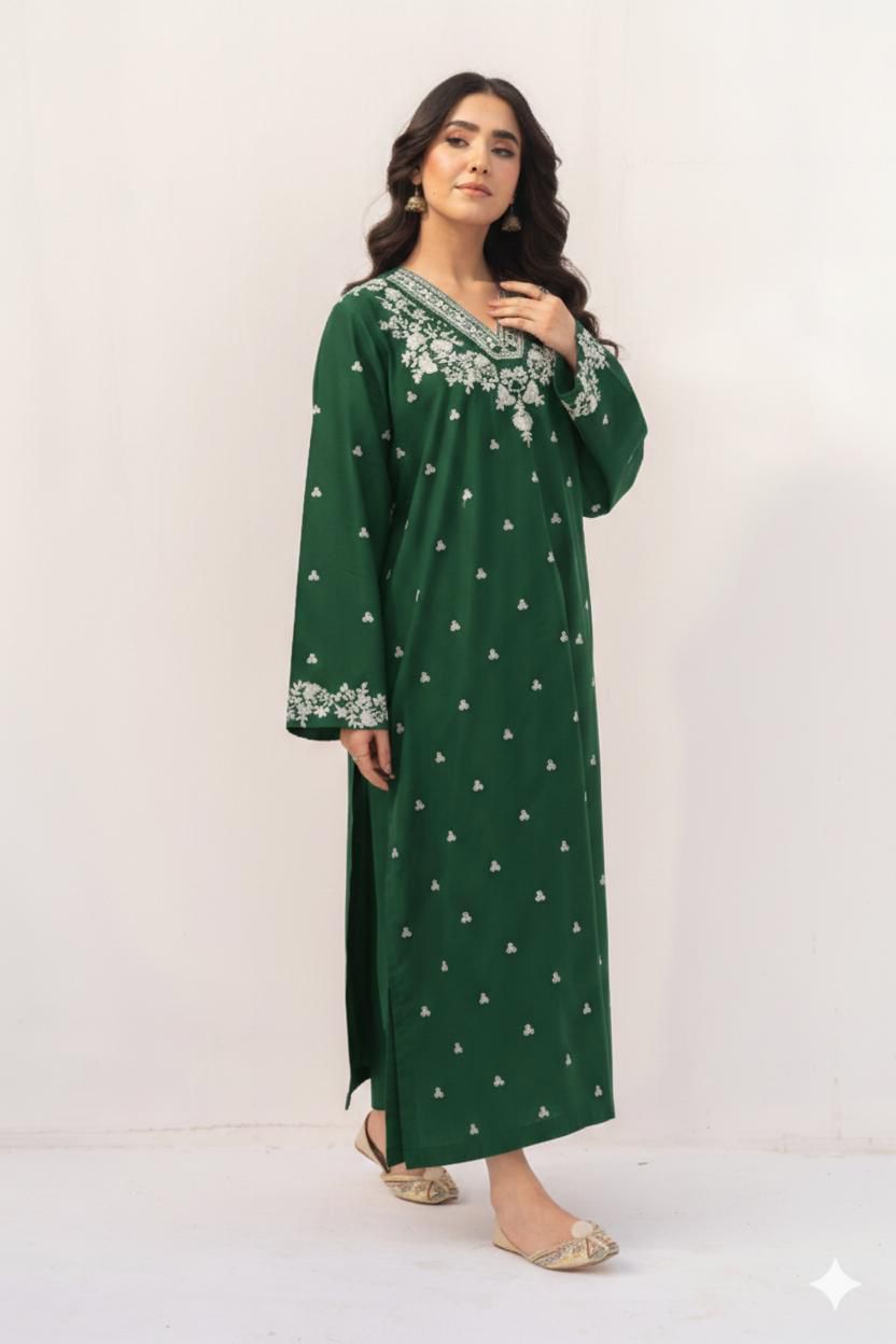 Asim Jofa Pure Lawn 2PC Embroidered Unstitched Suit - Summer Collection 2026 (Black)
