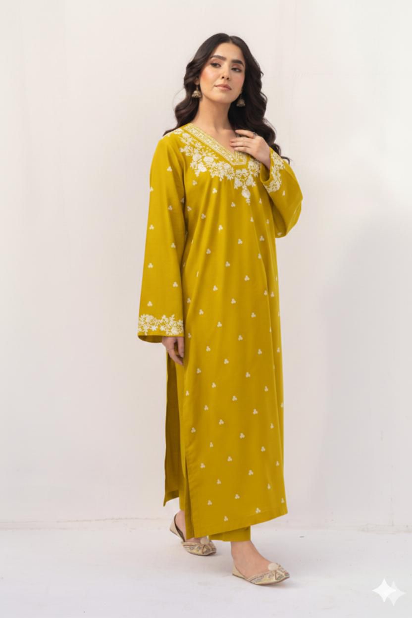 Asim Jofa Pure Lawn 2PC Embroidered Unstitched Suit - Summer Collection 2026 (Maroon/Wine)