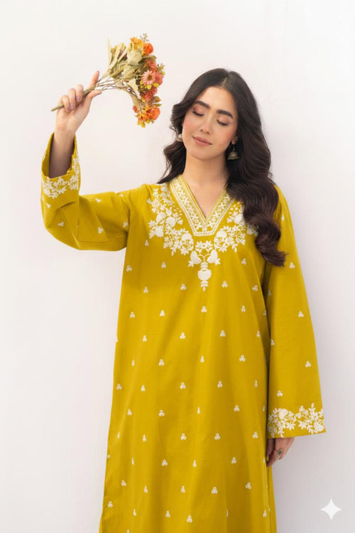 Asim Jofa Pure Lawn 2PC Embroidered Unstitched Suit - Summer Collection 2026 (Maroon/Wine)