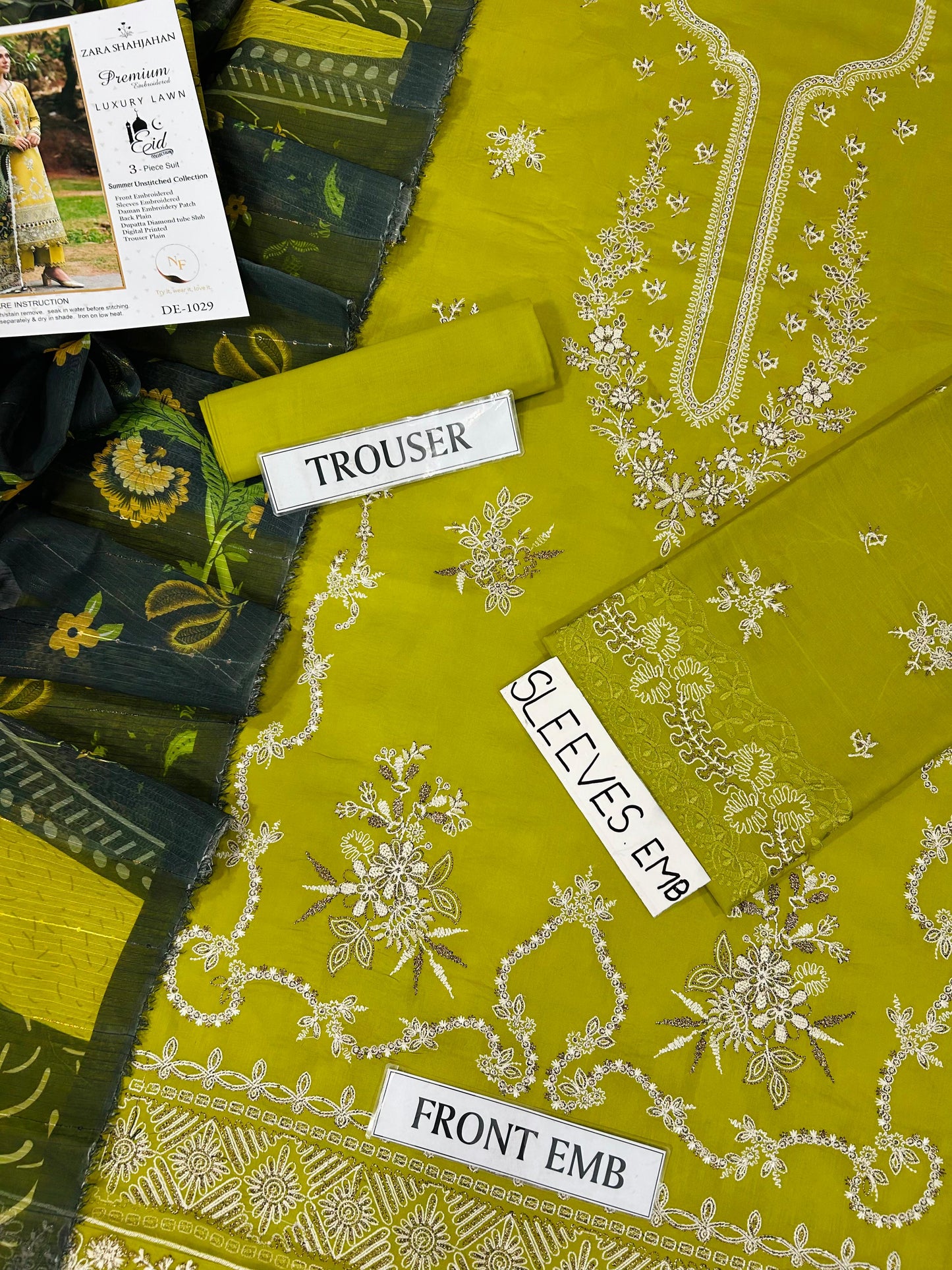 Zara Shah Jahan – Summer Lawn 2026 (D#1029)
